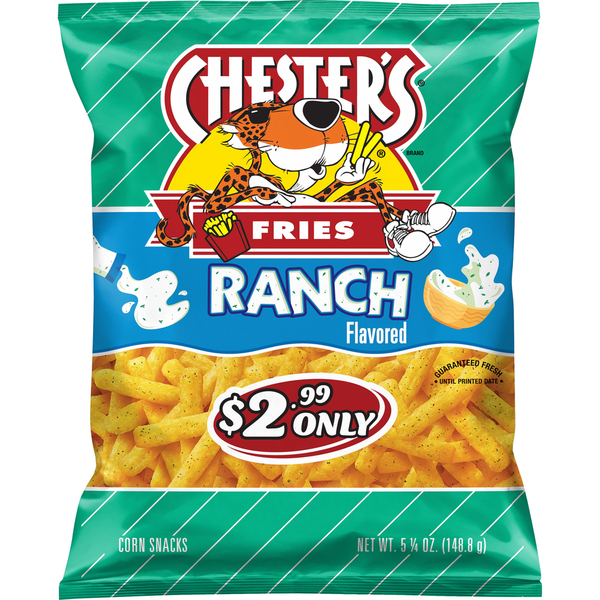 Chester's Fries Ranch Flavored Corn Snacks