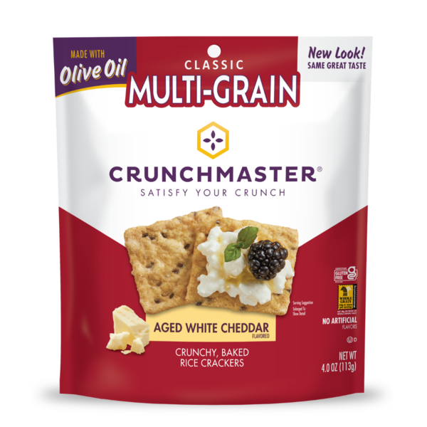 Crunchmaster Multi-Grain, Aged White Cheddar