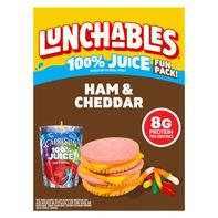 Lunchables Ham & Cheddar with Capri Sun 100% Juice...
️
