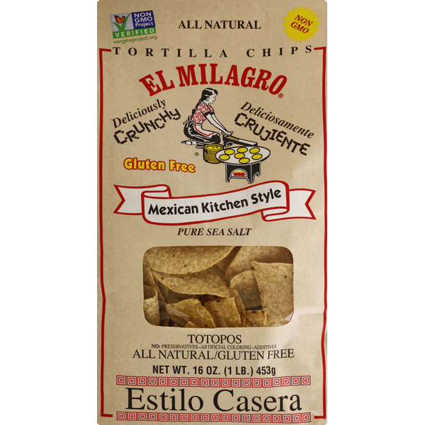 El Milagro Tortilla Chips, Mexican Kitchen Style