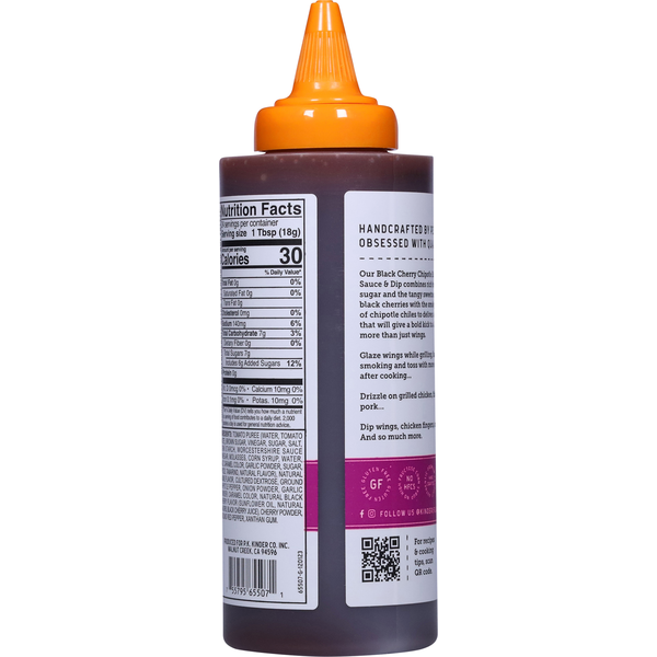 Kinder's Black Cherry Chipotle BBQ Wing Sauce & Dip