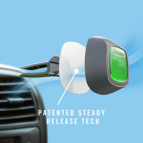 Febreze Car Odor-Fighting Air Freshener Vent Clip, Hawaiian Aloha, 1 count