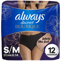 Always Discreet Discreet Boutique Underwear, S/M