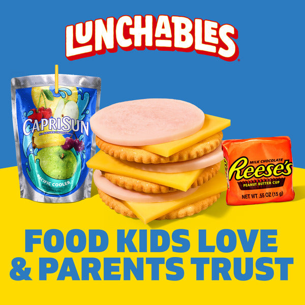 Lunchables Turkey & American Cheese Cracker Stackers Kids Lunch Snack Meal Kit & Capri Sun