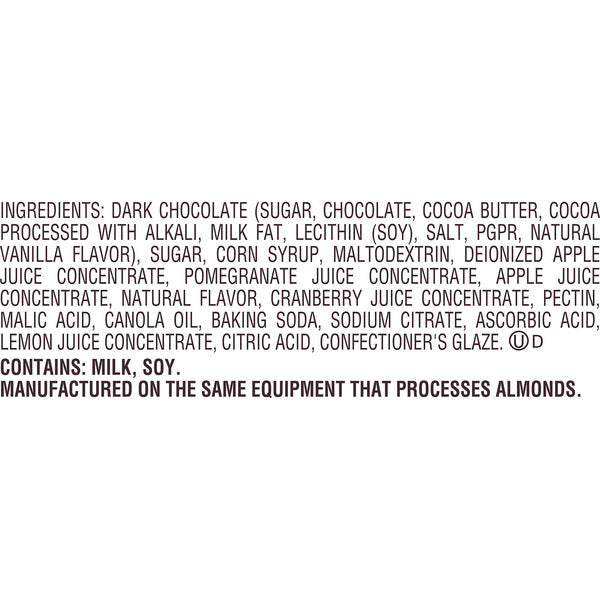 BROOKSIDE Dark Chocolate and Pomegranate Flavored Snacking Chocolate Bag, 7 oz