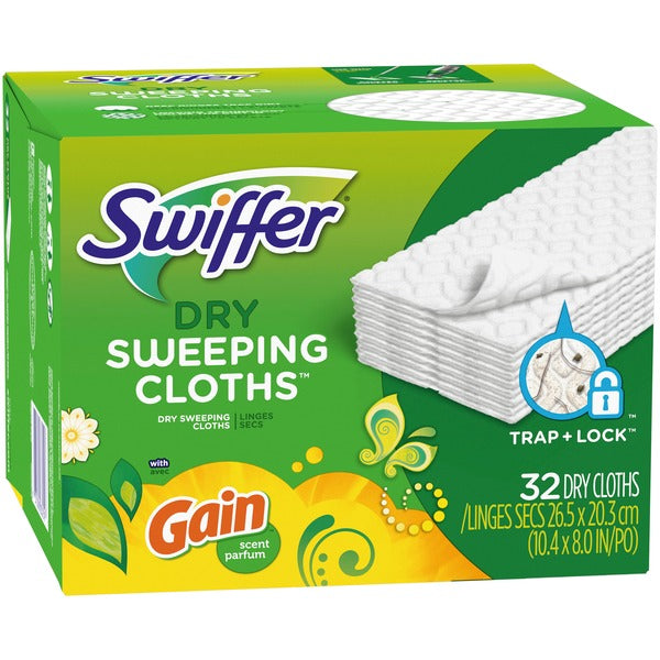 Swiffer Dry Sweeping Cloth Refills, With Gain Scent