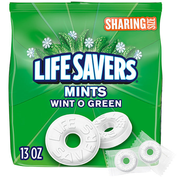 Life Savers WintOGreen Summer Candy Hard Mints Sharing Size