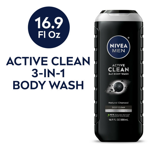 NIVEA Men Deep Active Clean Charcoal