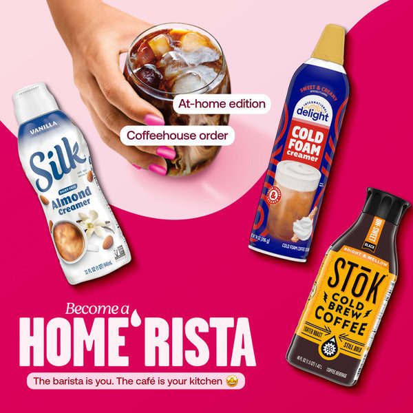 SToK Cappuccino Creamed Cold Brew Coffee, Ready to Drink Bottled Coffee, 48 fl oz