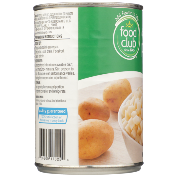 Food Club Diced Potatoes