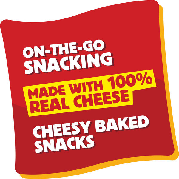 Cheez-It Snap'd Double Cheese Cracker Chips, Thin Crisps, 12 Packs