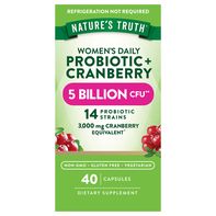 Nature's Truth Women's Daily Probiotic + Cranberry...
️