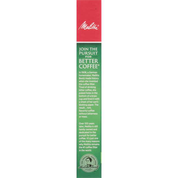 Melitta Coffee Filters, Natural Brown, No. 2