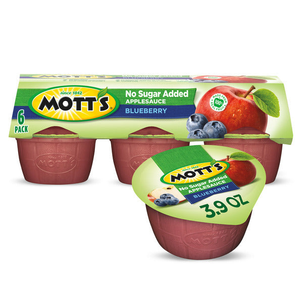 Mott's No Sugar Added Blueberry Applesauce