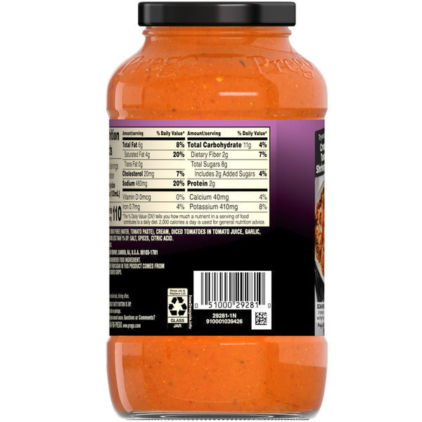 Prego Creamy Tomato Pasta Sauce With Garlic