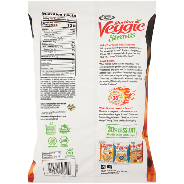 Sensible Portions Screamin' Hot Vegetable & Potato Snack