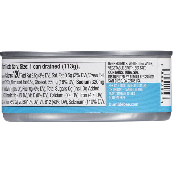 Bumble Bee Premium Chunk White Albacore in Water