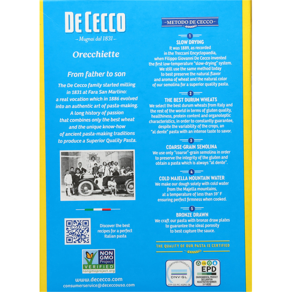 De Cecco No. 91 Orecchiette