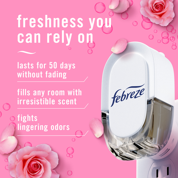 Febreze Plug In Air Freshener Scented Oil Refill, Romance & Desire Scent