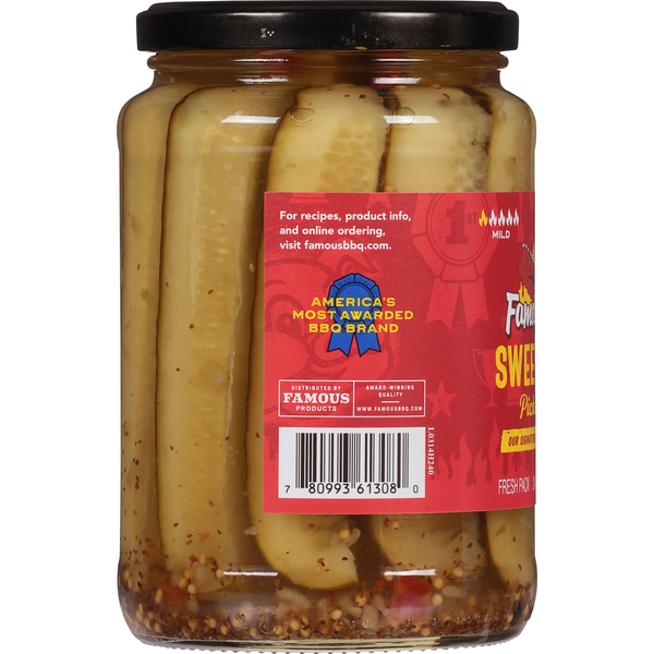 Famous Dave's Pickle Spears, Sweet 'n Spicy, Mild