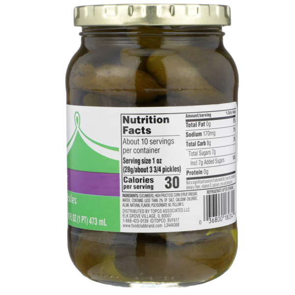 Food Club Sweet Petite Pickles