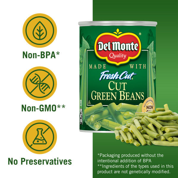 Del Monte FRESH CUT Green Beans Canned Vegetables
