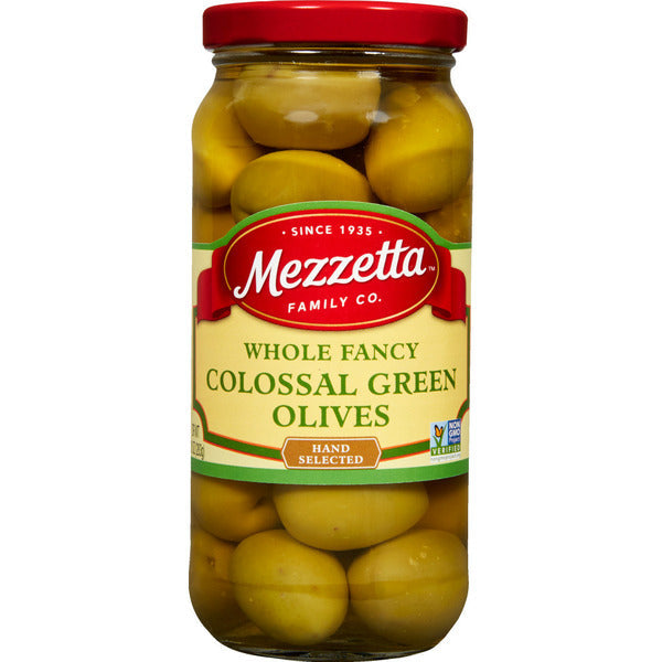 Mezzetta Whole Fancy Colossal Green Olives