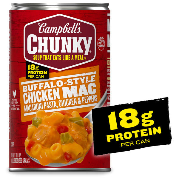 Campbell's Buffalo-Style Chicken Mac Soup