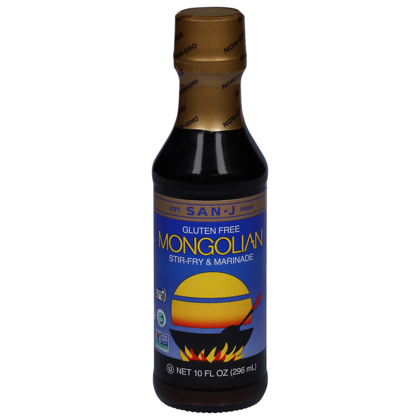 San-J Stir-Fry & Marinade, Gluten Free, Mongolian