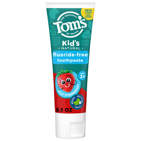 Tom's of Maine Fluoride-Free Natural Toothpaste, Silly Strawberry