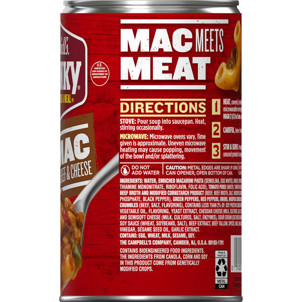 Campbell's Beefy Mac Soup