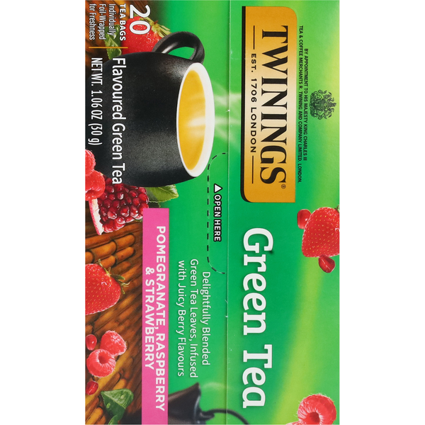Twinings Pomegranate, Raspberry & Strawberry Green Tea