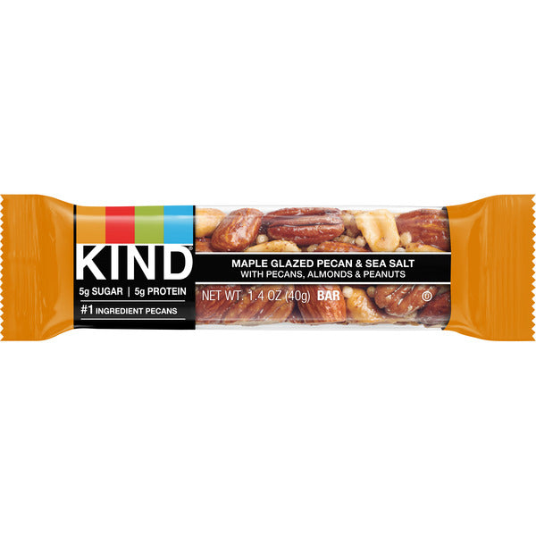 KIND Nuts & Spices Bars Maple Glazed Pecan & Sea Salt - 1 Count