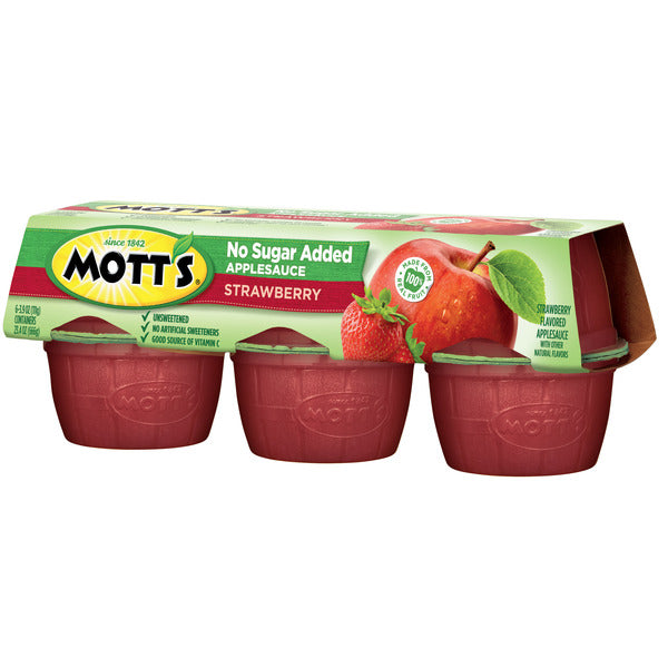 Mott's No Sugar Added Strawberry Applesauce