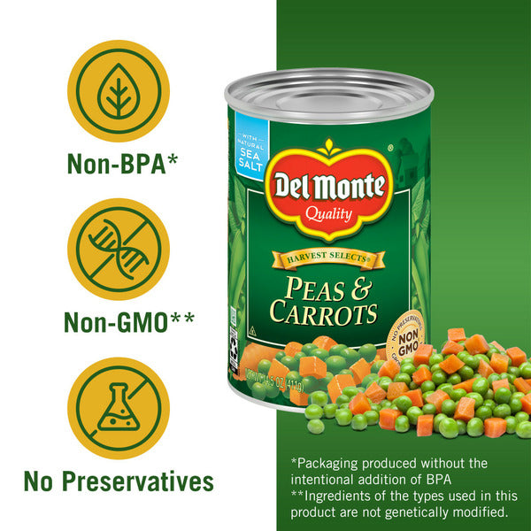 Del Monte SPECIAL BLENDS Peas & Carrots, Canned Vegetables