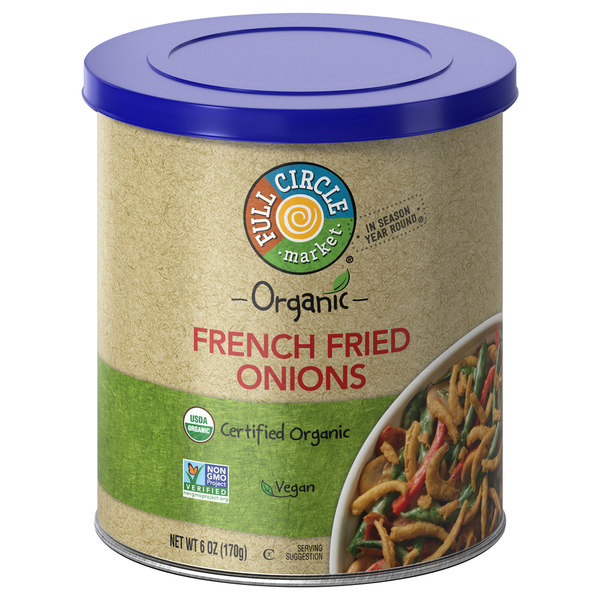 Full Circle Onions, French Fried