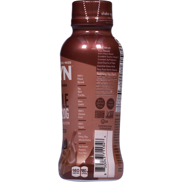 OWYN Coffee Shake, Non-Dairy, Double Shot, Mocha Latte
