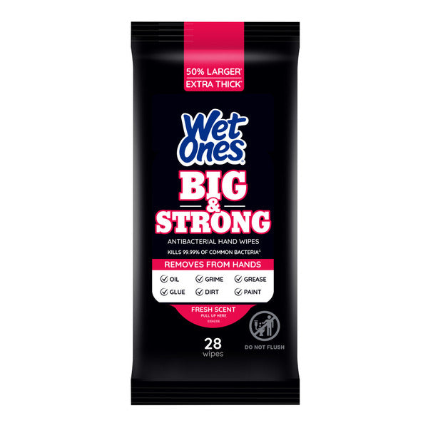 Wet Ones Antibacterial Hand Wipes, Fresh Scent Heavy Duty Wipes