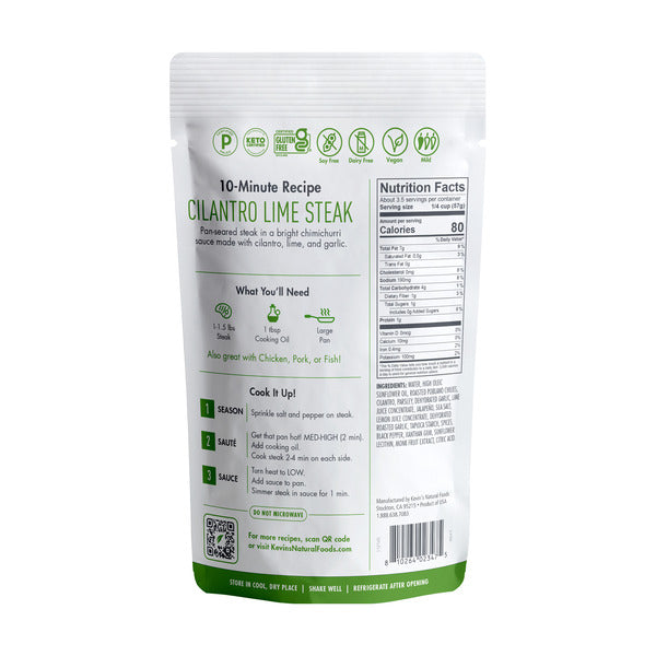 Kevin's Natural Foods Cilantro Lime Sauce