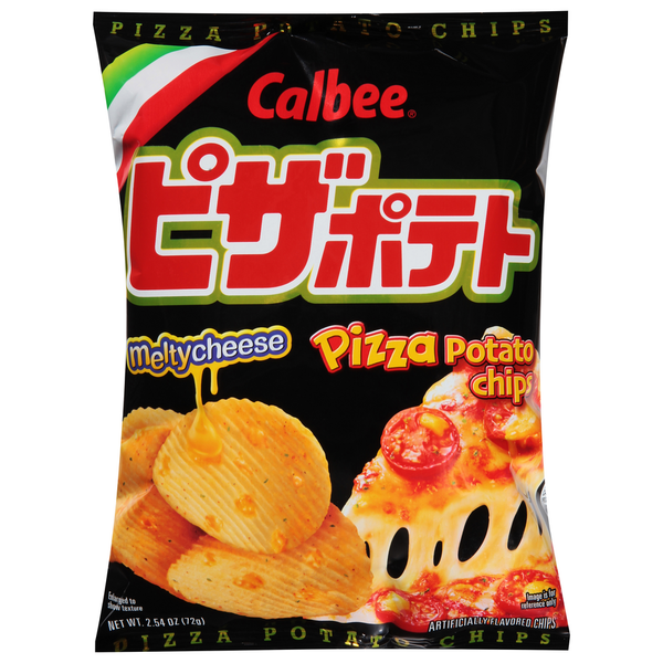 Calbee Potato Chips, Pizza, Melty Cheese