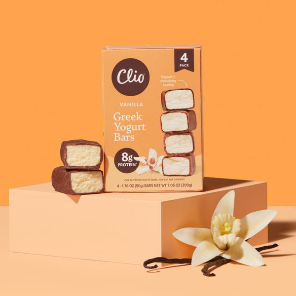 Clio Vanilla Greek Yogurt Bars