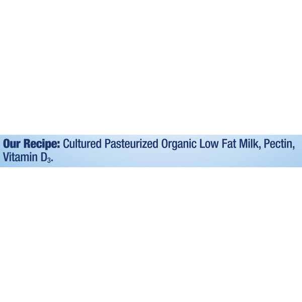 Stonyfield Organic Plain Lowfat Yogurt Stonyfield Organic Nonfat Yogurt Vanilla | USDA Certified Organic,Live Active Cultures, No Toxic Persistent Pesticides, Grade A, Certified Gluten Free - 32 oz.