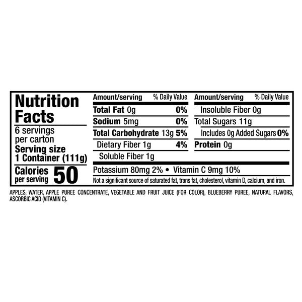 Mott's No Sugar Added Blueberry Applesauce