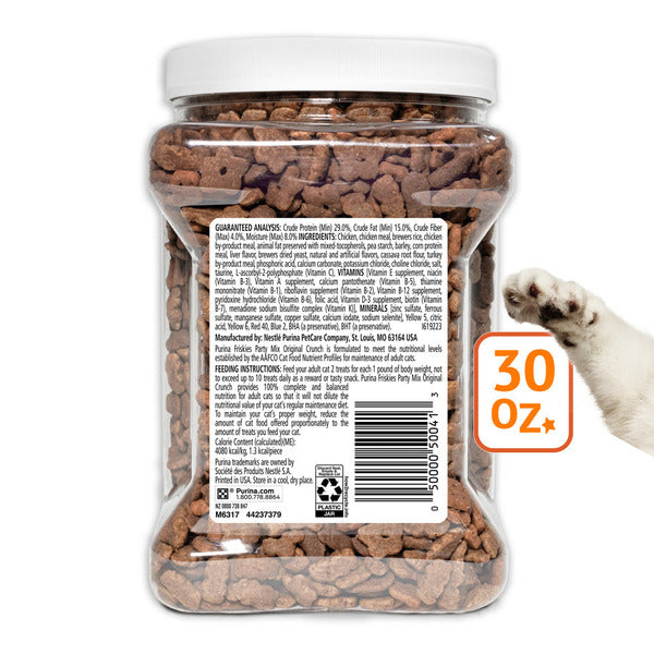 Purina Friskies Cat Treats, Party Mix Original Crunch