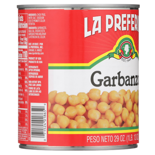 La Preferida Chick Peas (Garbanzos)