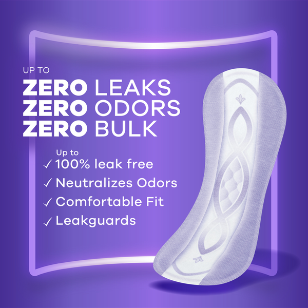 Always Discreet Bladder Leak Liner Long, Absorbency 2