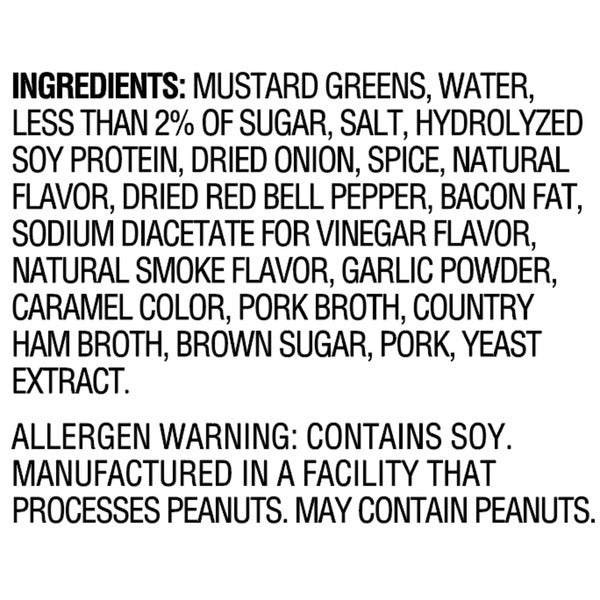 Glory Foods Seasoned Southern Style Mustard Greens
