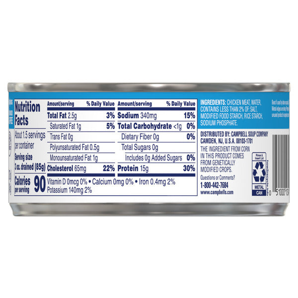 Swanson's White & Dark Premium Chunk Chicken Packed in Water