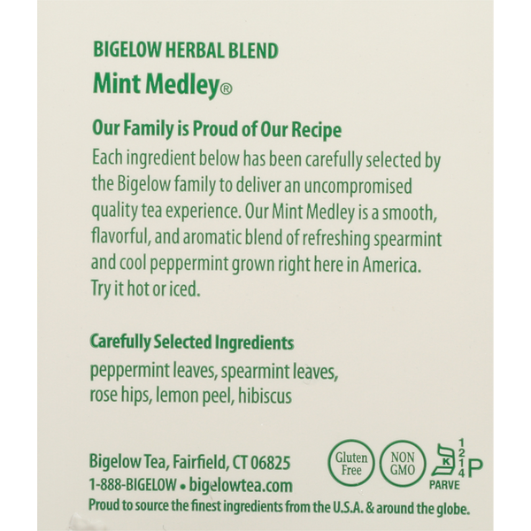 Bigelow Mint Medley Herbal Tea