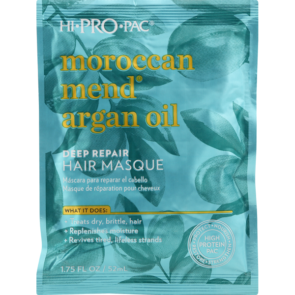 Hi Pro Pac Hair Masque, Deep Repair, Moroccan Mend Argan Oil